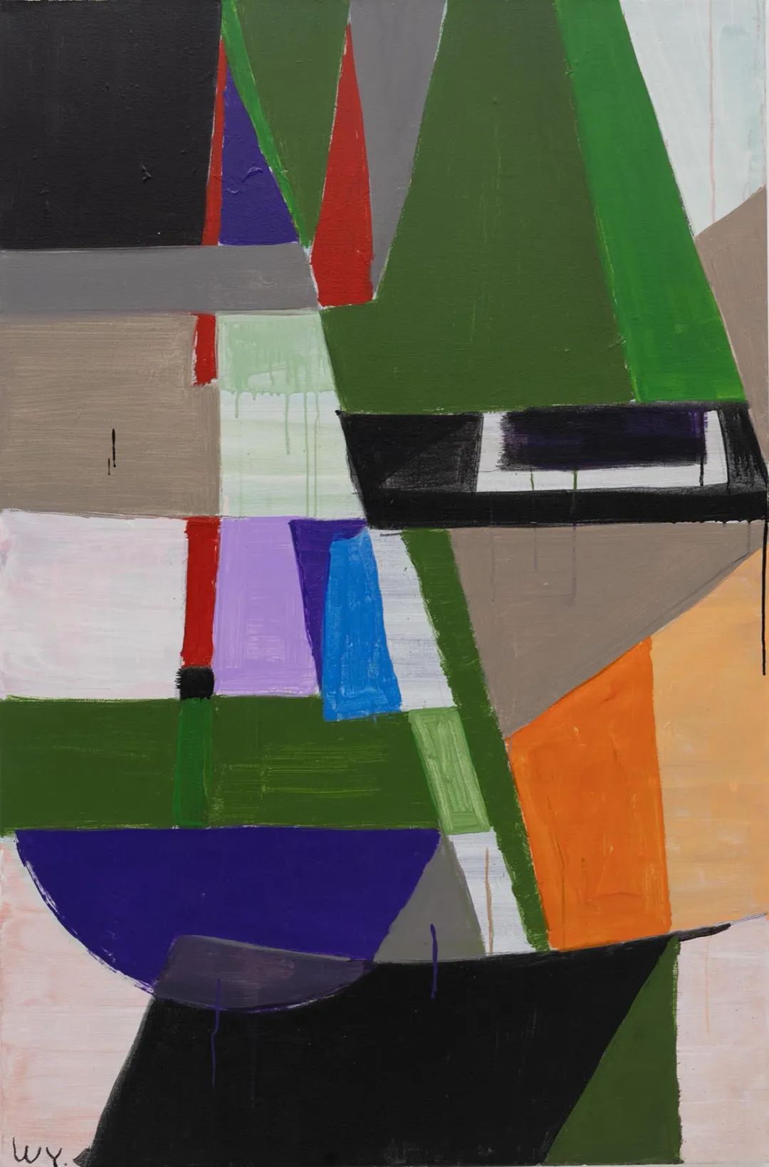 重拾-系列A-03布面丙烯90 x 145cm